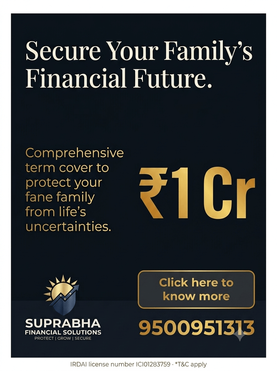 ₹1 Cr term cover — poster